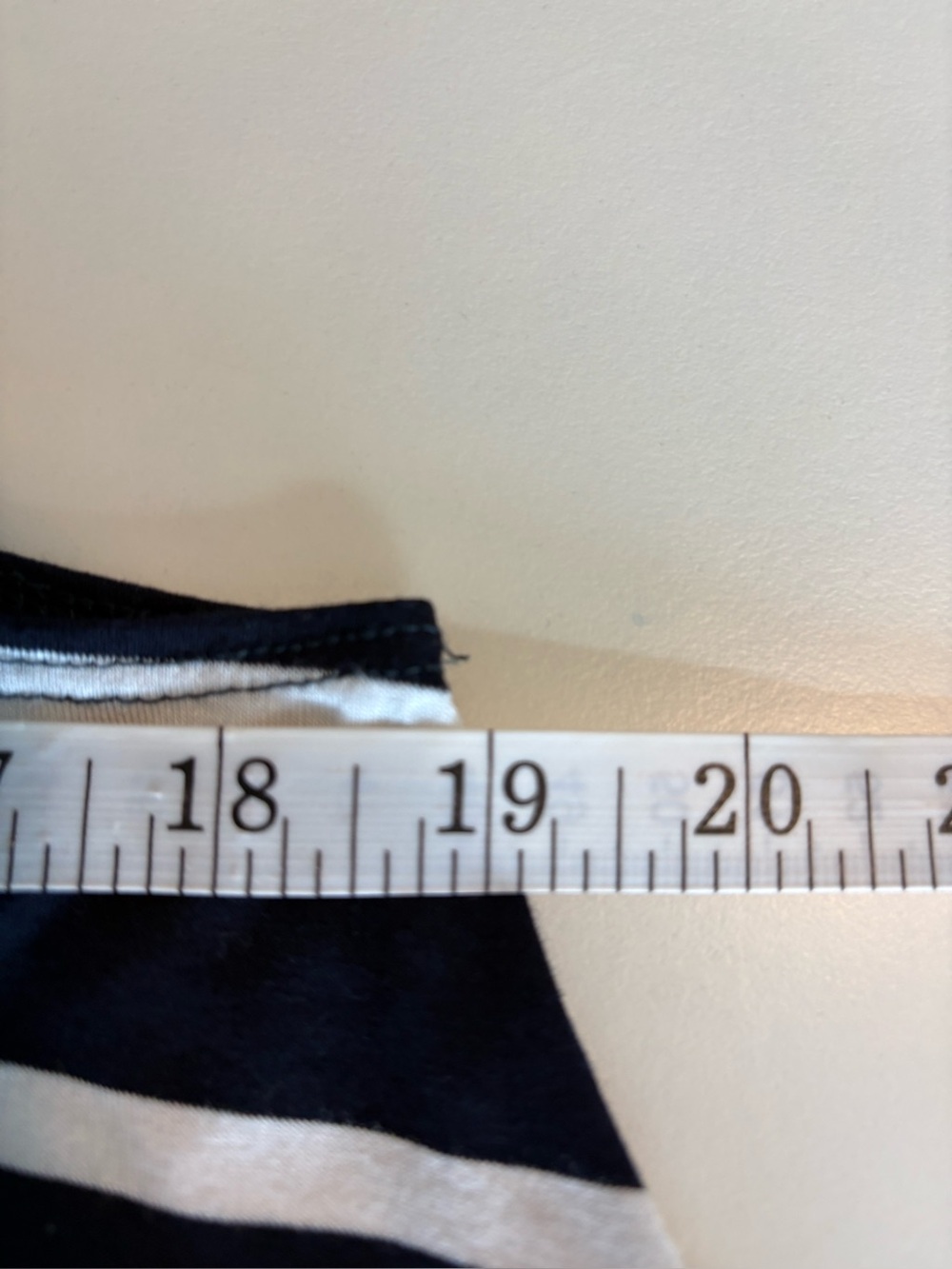 Navy & White Striped Tank - Large - Picture 8 of 9